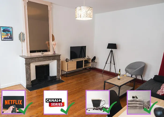 L\'Escapade-Spacieux -Climatisation-Centre Ville